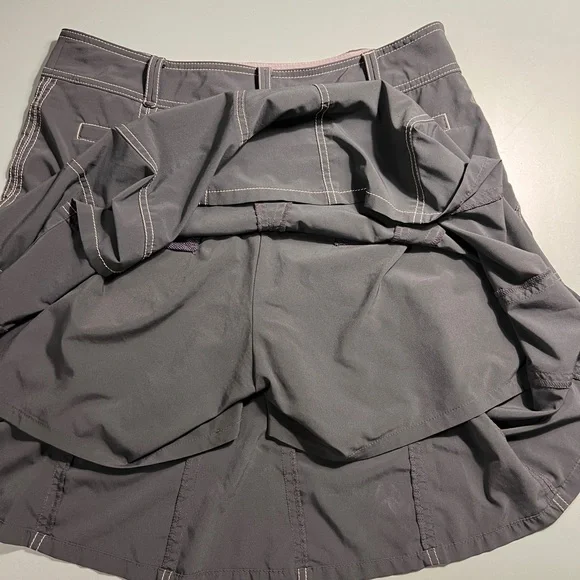 Athleta Gray Skirt Skort Size 12 Whatever - Picture 3 of 8